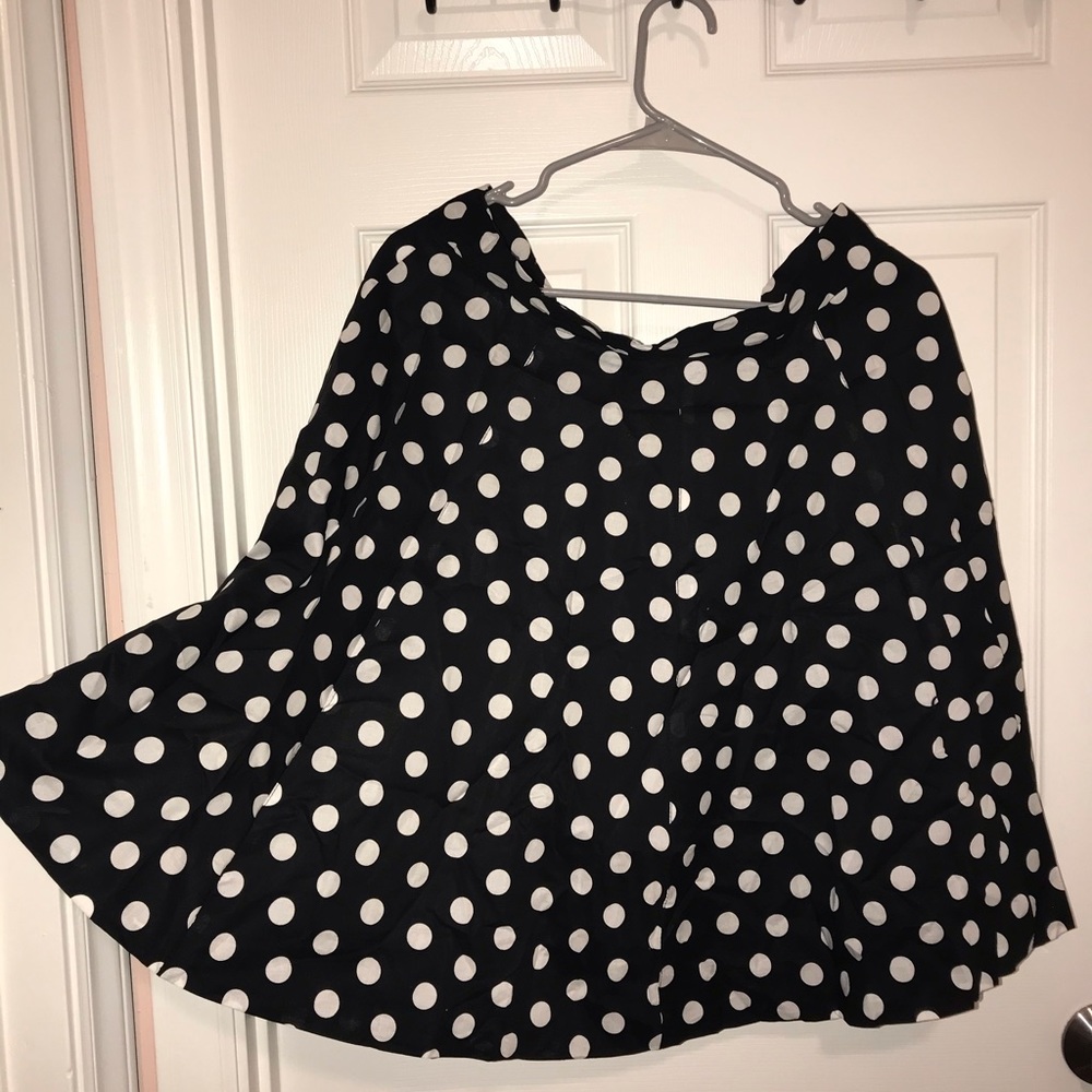 Polka Dot Circle Skirt View 2